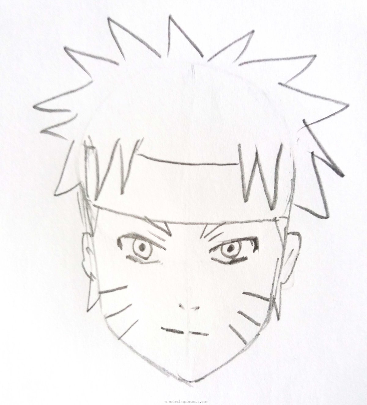 Карандашные рисунки аниме Наруто