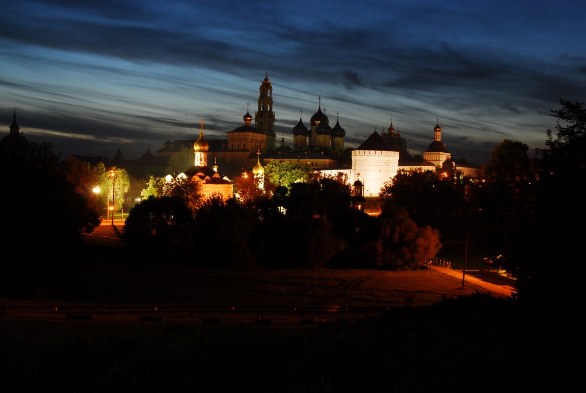 Сергиев Посад Троице-Сергиева Лавра закат