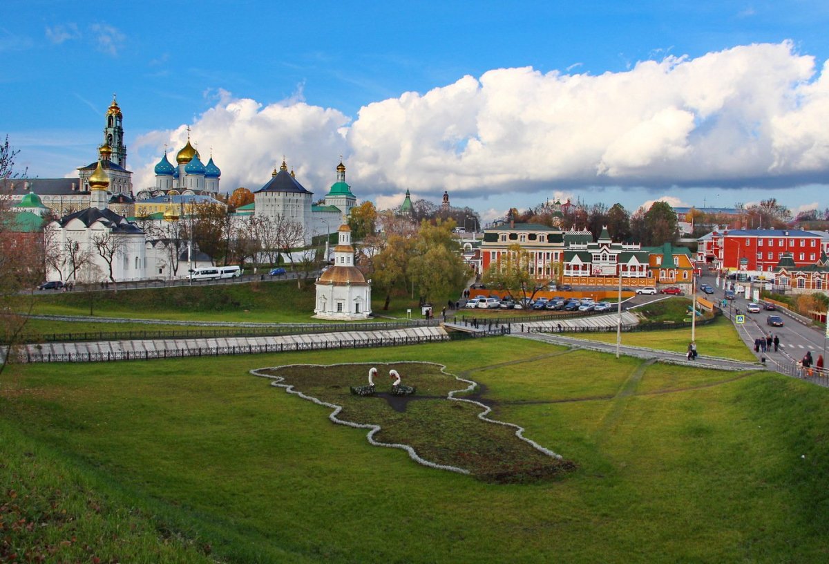 Сергиев Посад Лавра вид сверху