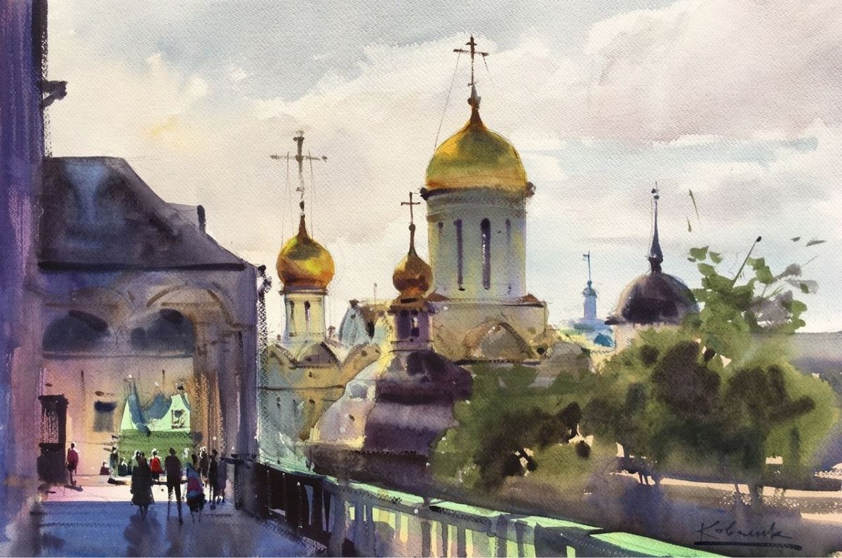 Ночной Сергиев Посад