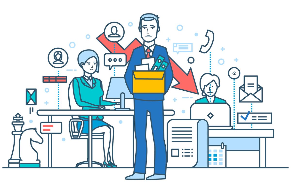 Безработица иллюстрации