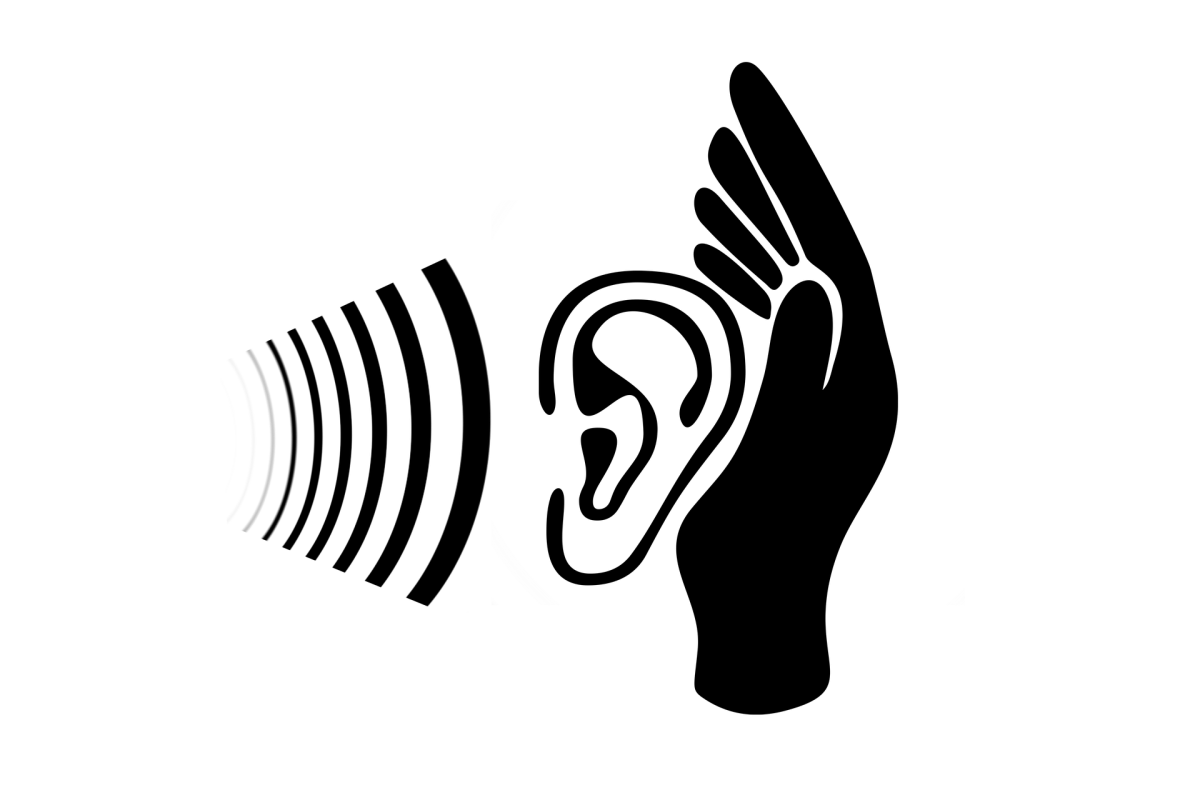 Слух на прозрачном фоне