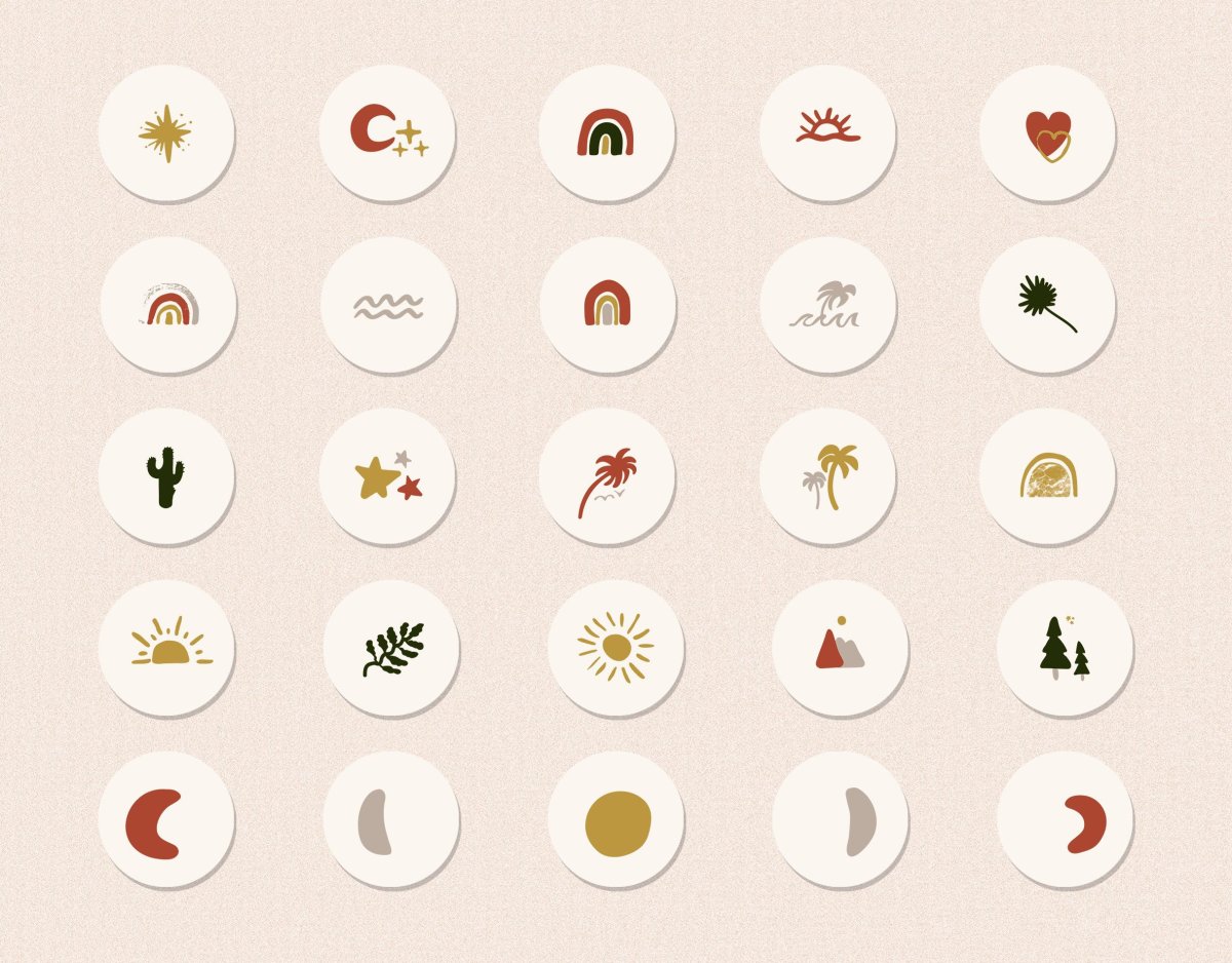 Иконы для хайлайтс