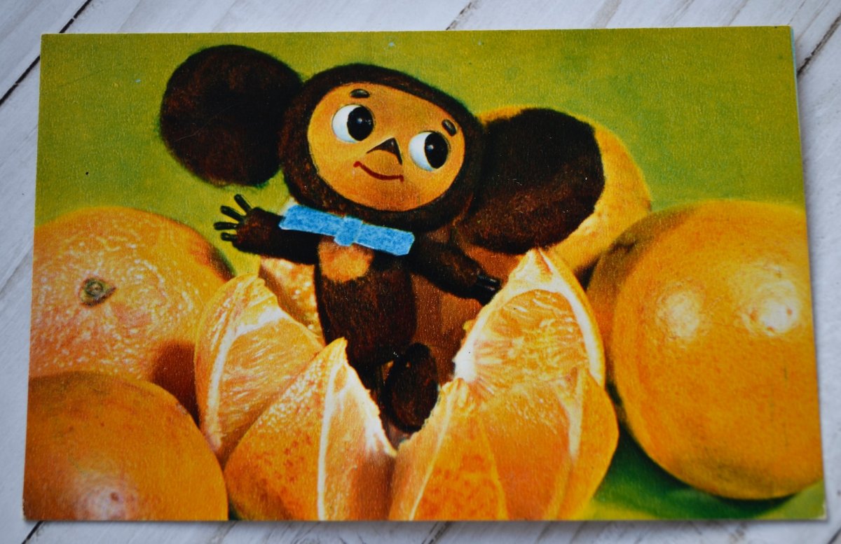 Чебурашка в апельсинах