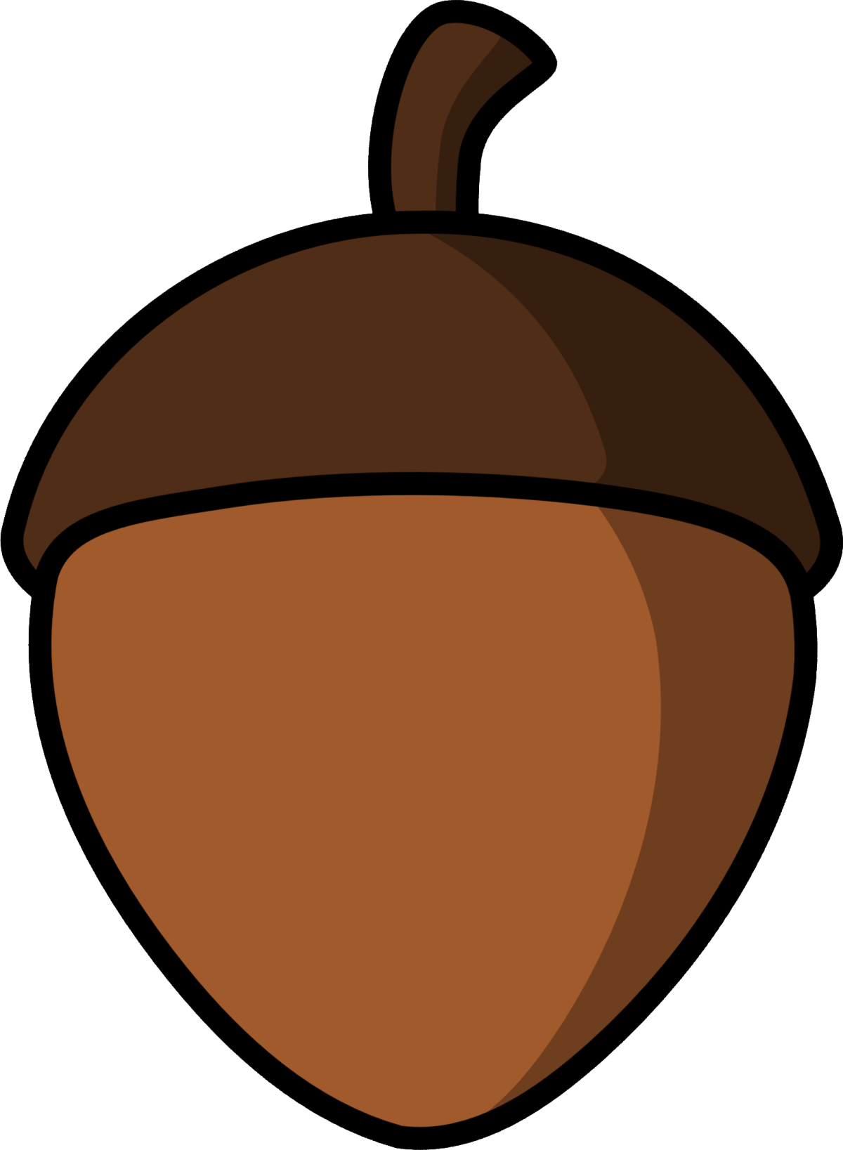 Желудь мультяшный