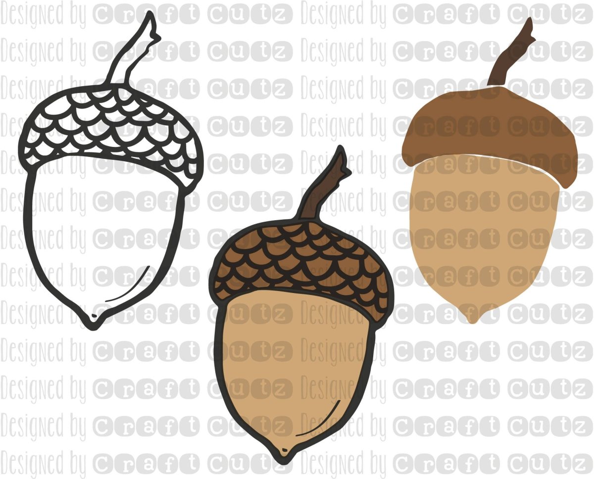 Желудь векторное изображение