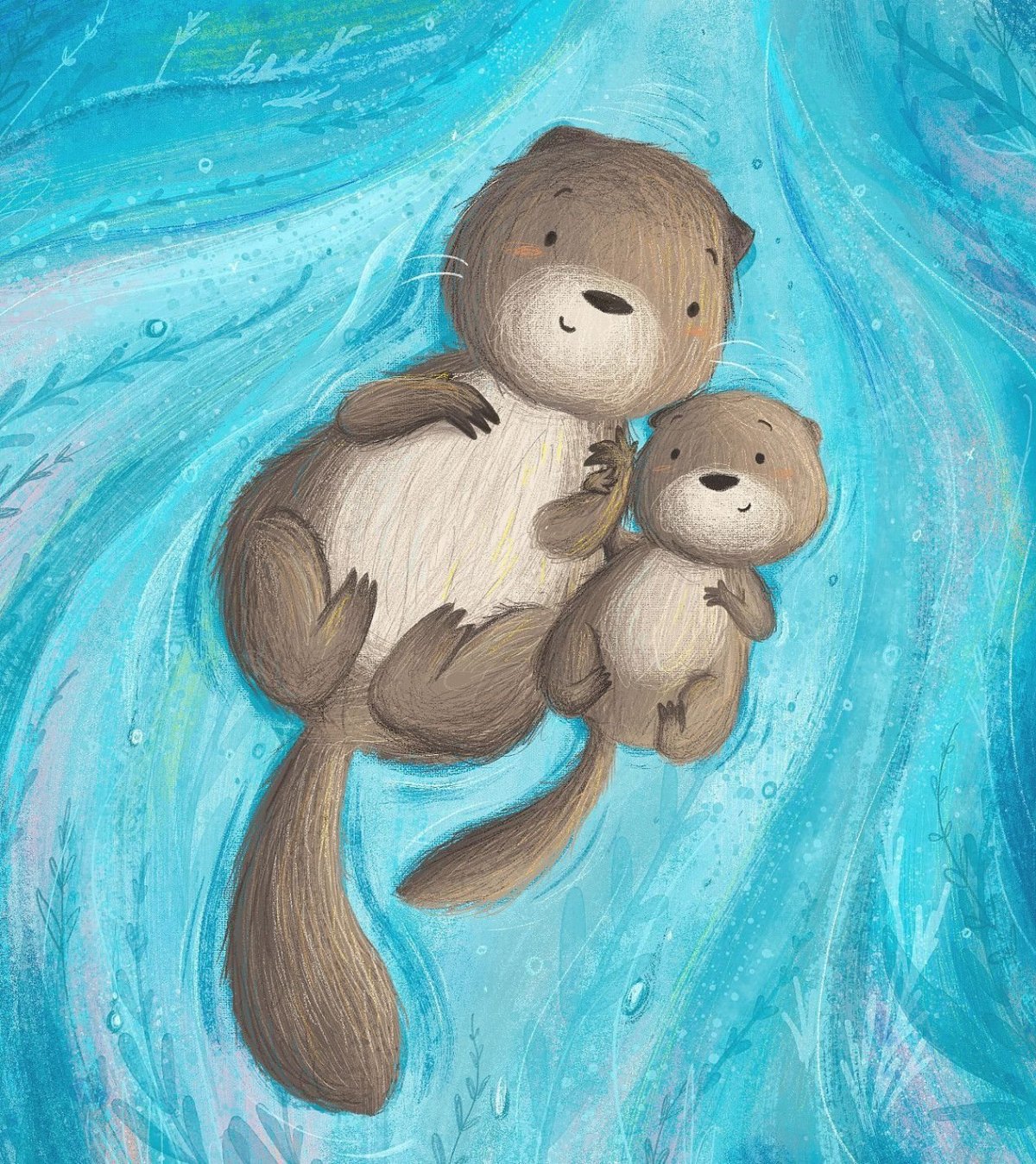 Мультяшные выдры