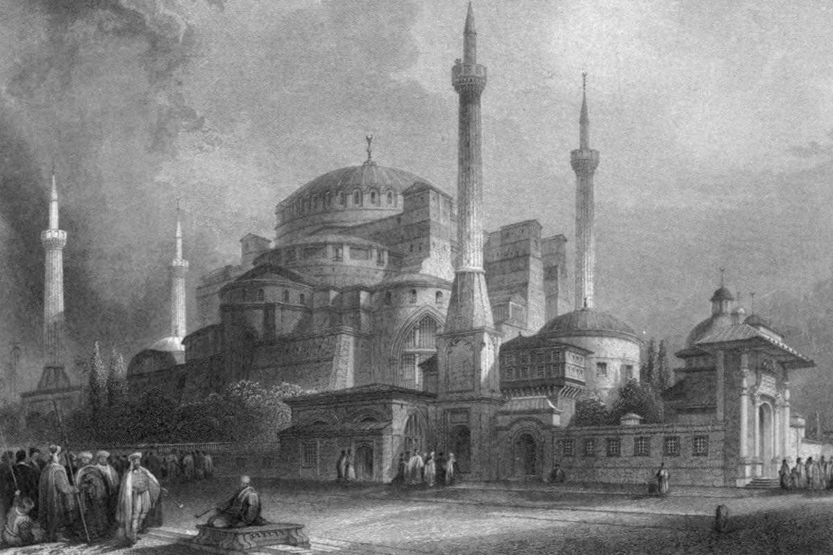 Святая София Константинополь картина