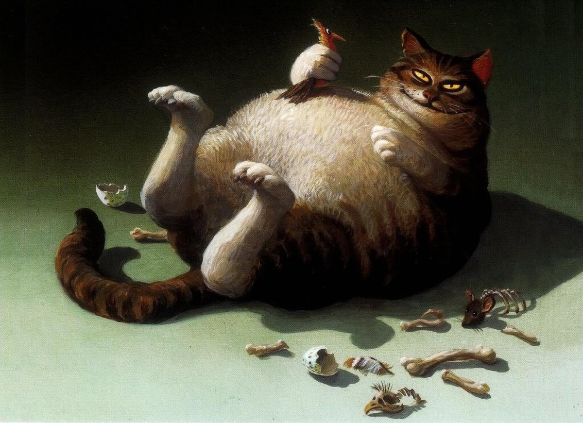 Михаэль Сова художник котов