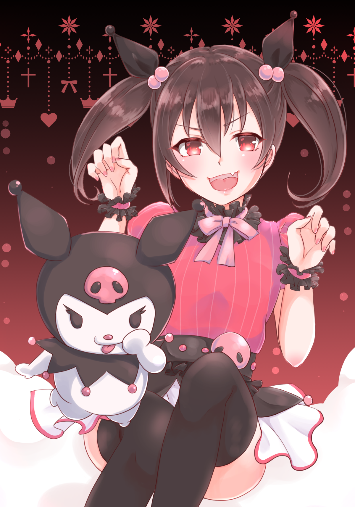 Куруми Токисаки аниме арт