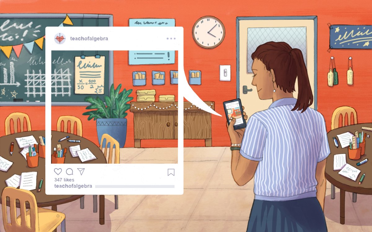 Молодая учительница английского