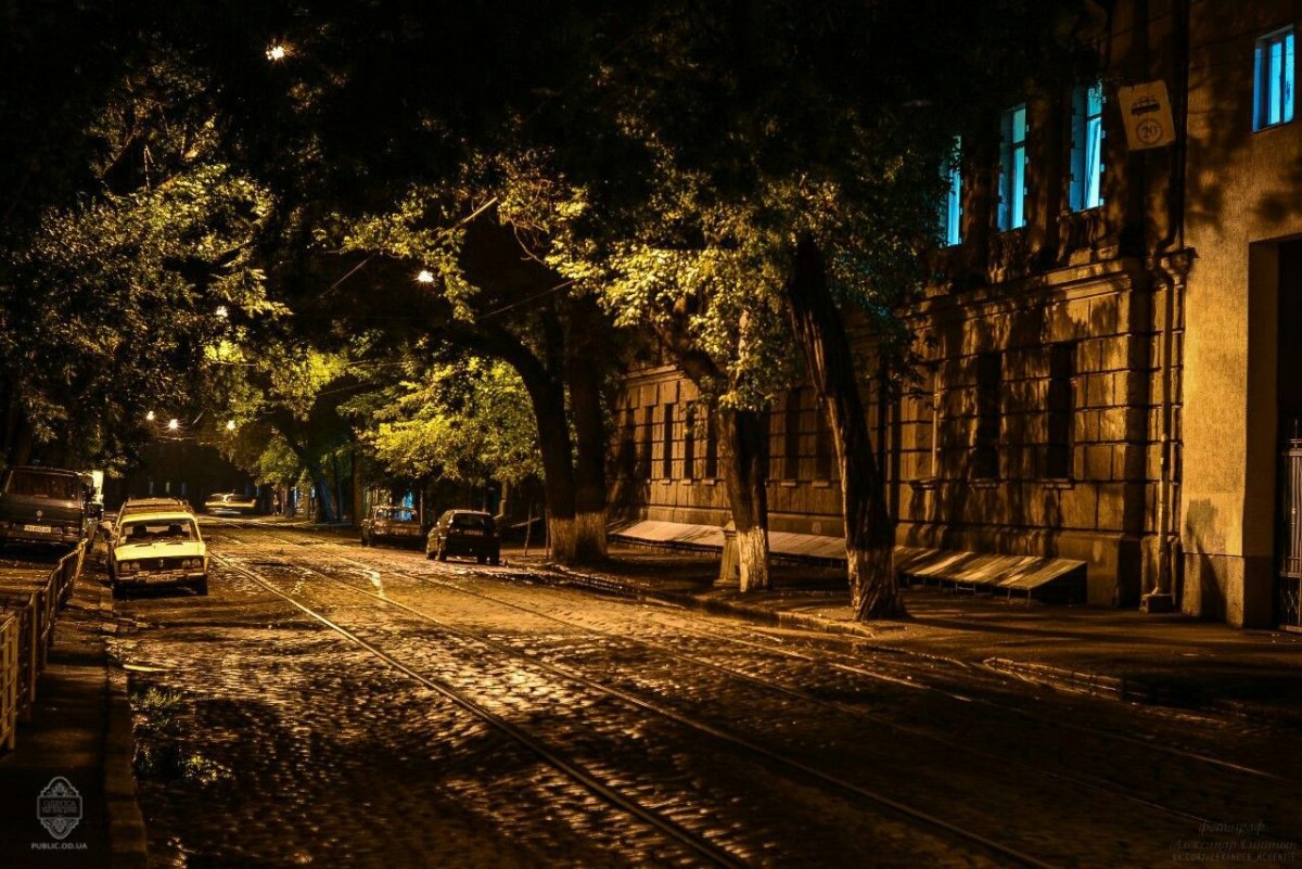 Ночные улицы Одессы