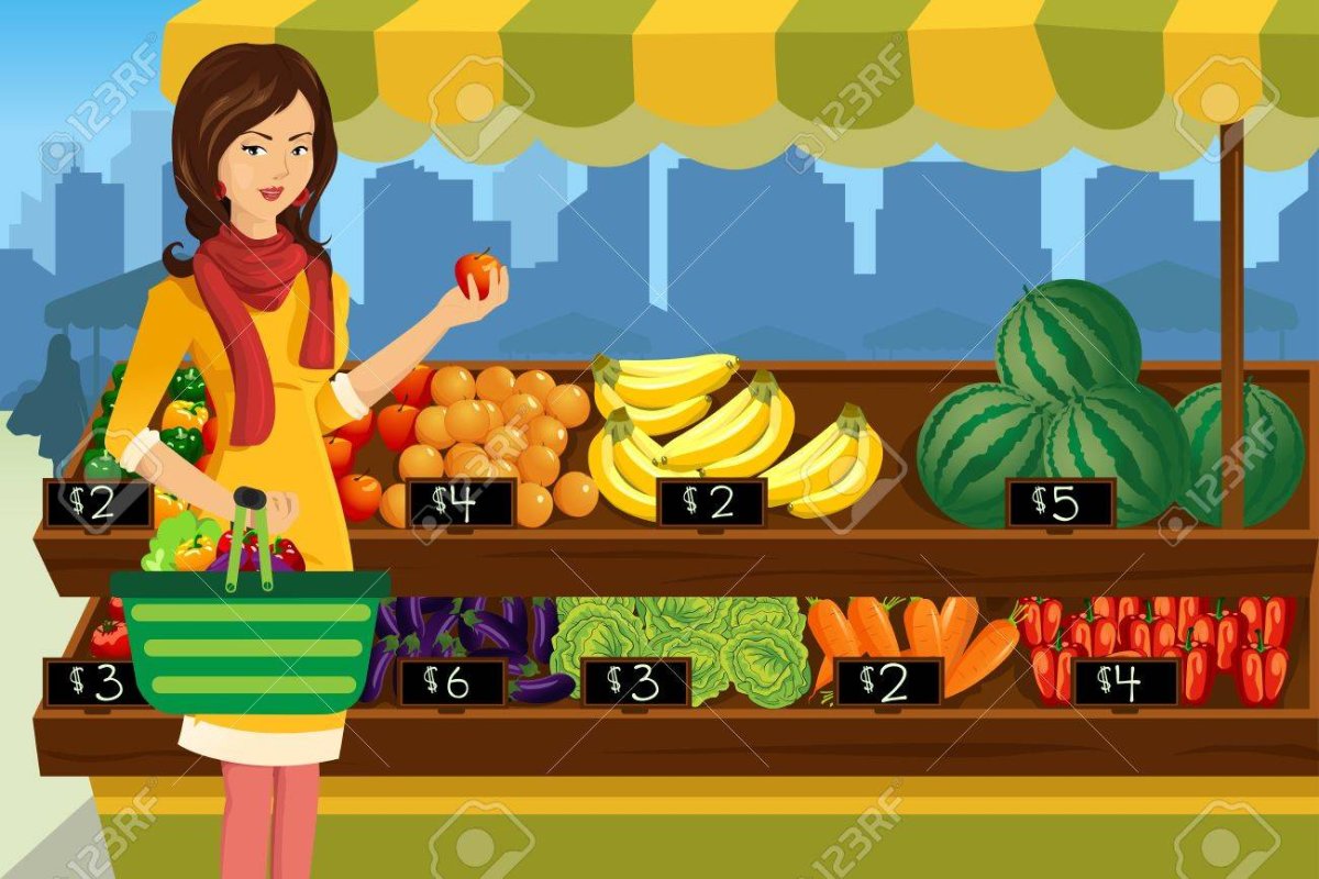 Рынок мультяшный