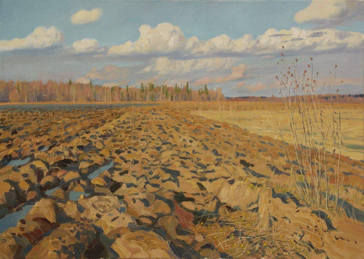 Левитан на пашне