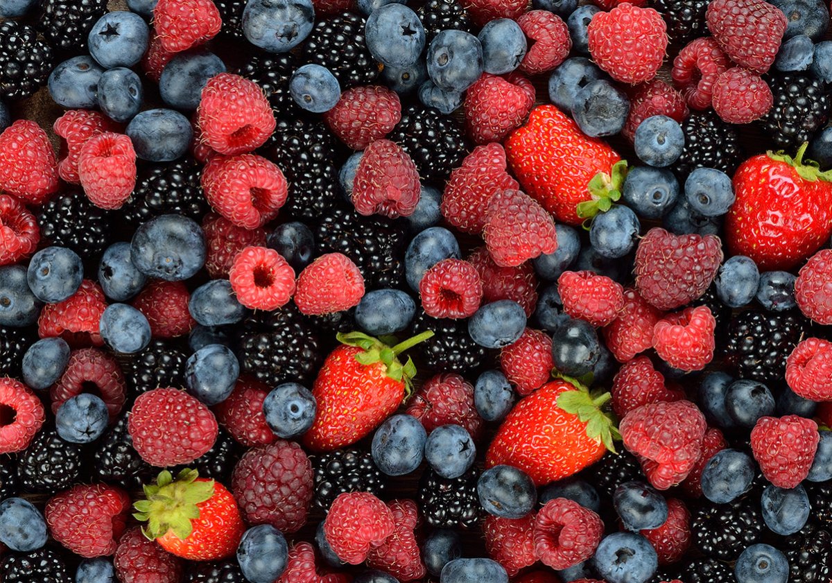 Лето фрукты ягоды