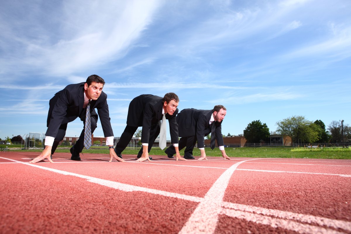 Спортсмен на старте