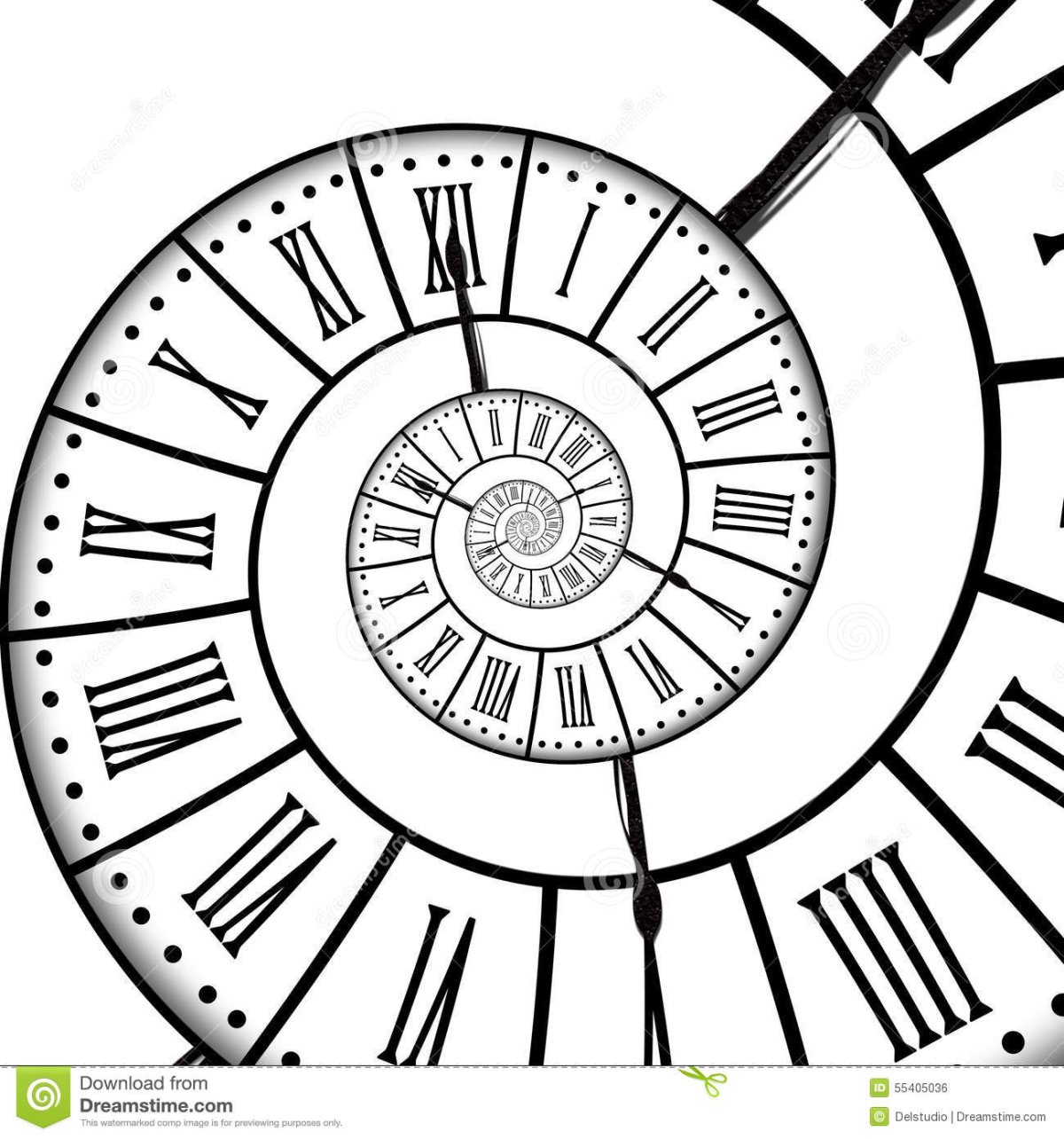 Циферблат спираль