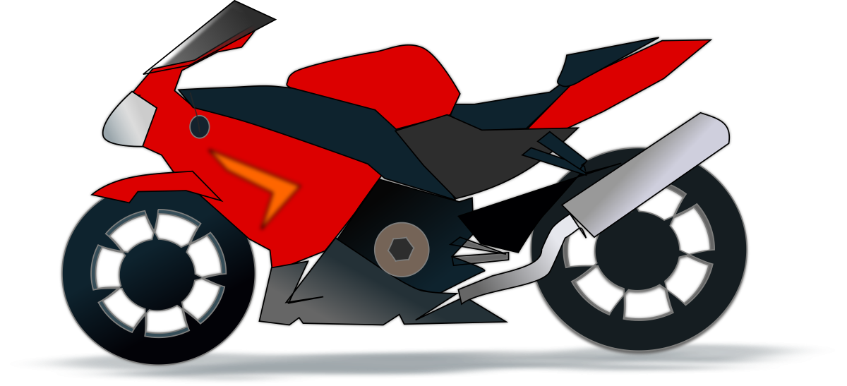 Мотоцикл для детей на прозрачном фоне