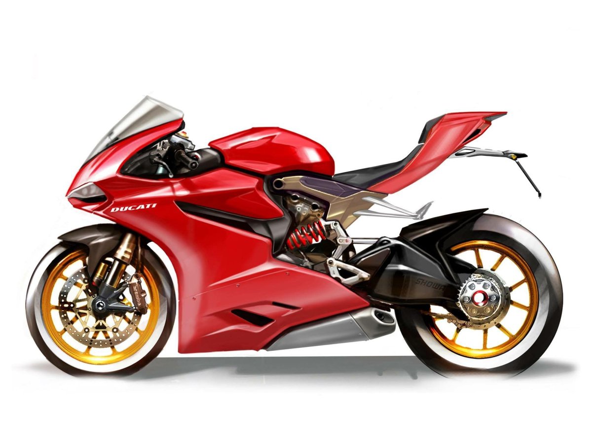 Мотоцикл мультяшный