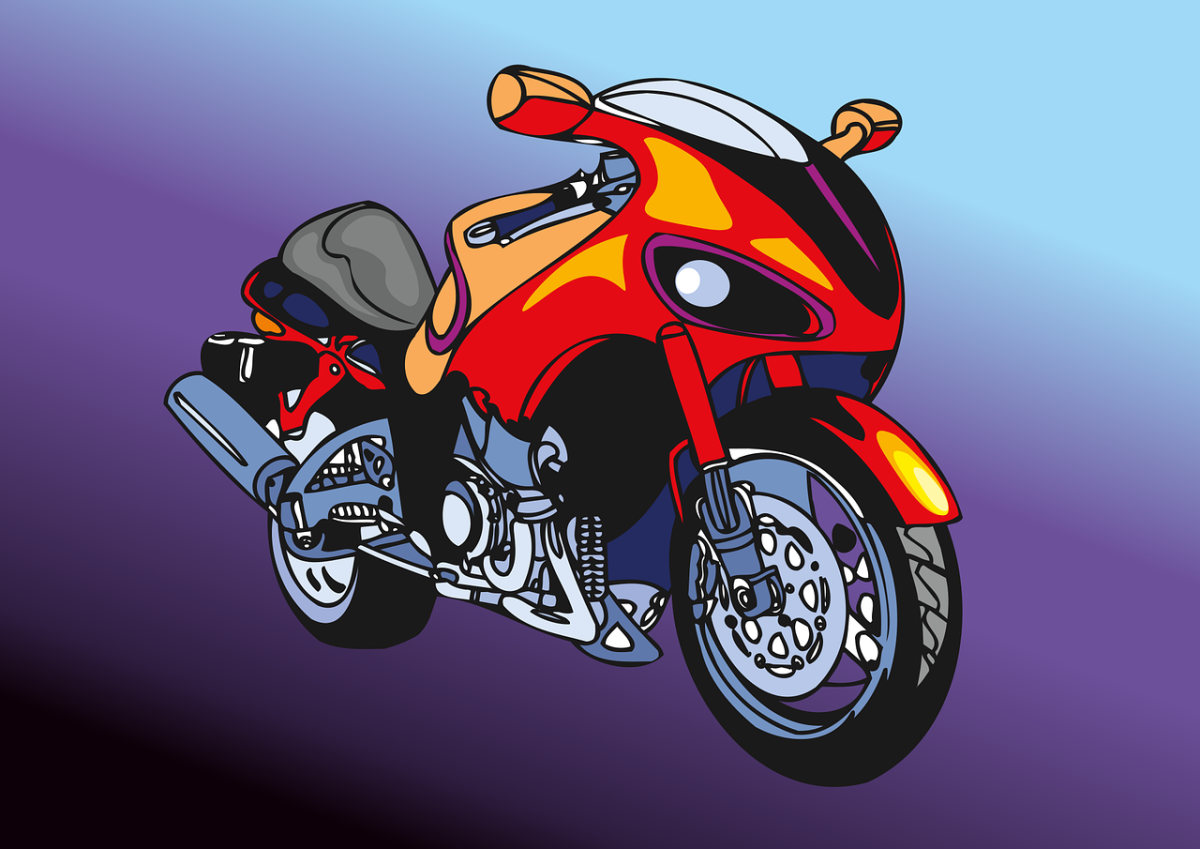 Раскраска мотоцикл Кавасаки