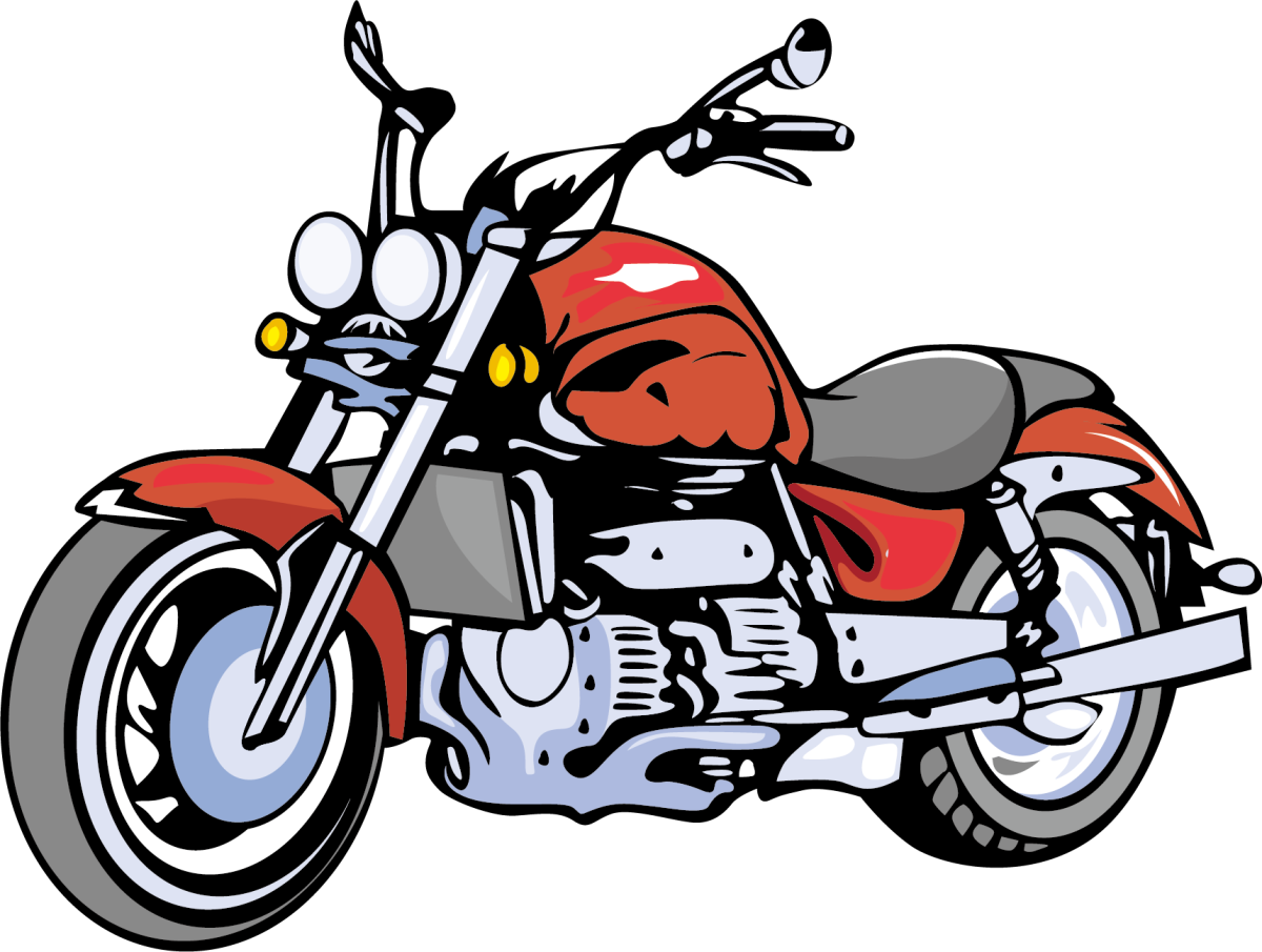 Мотоцикл мультяшный