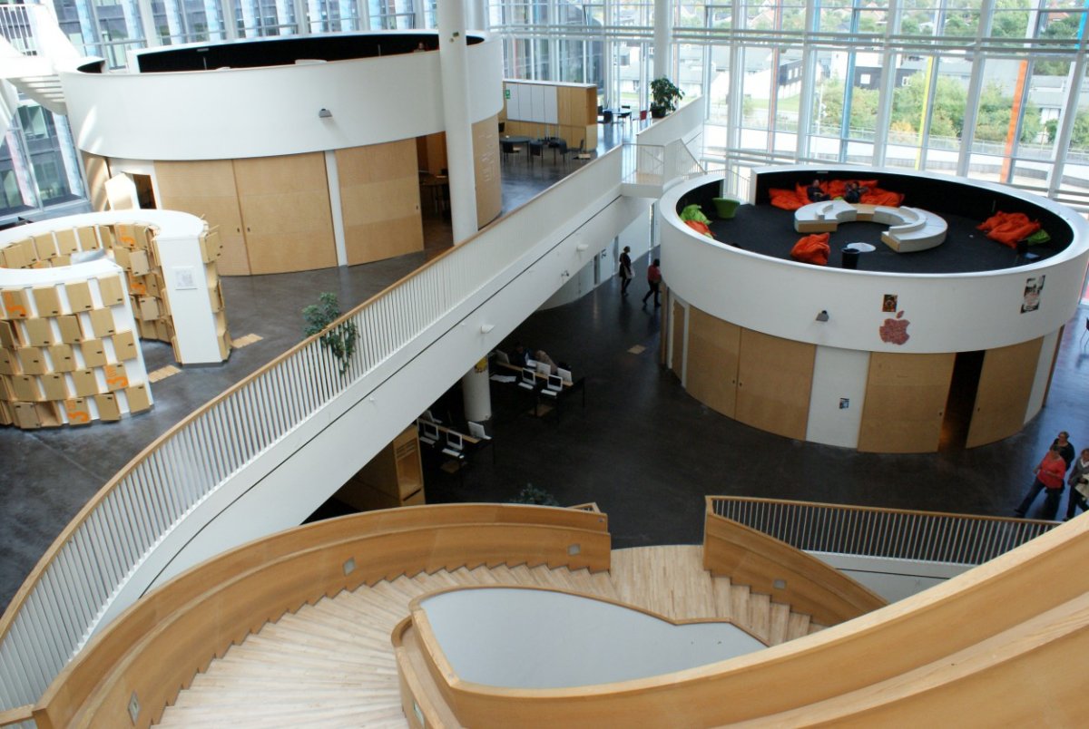 Ørestad Gymnasium, Копенгаген, Дания.