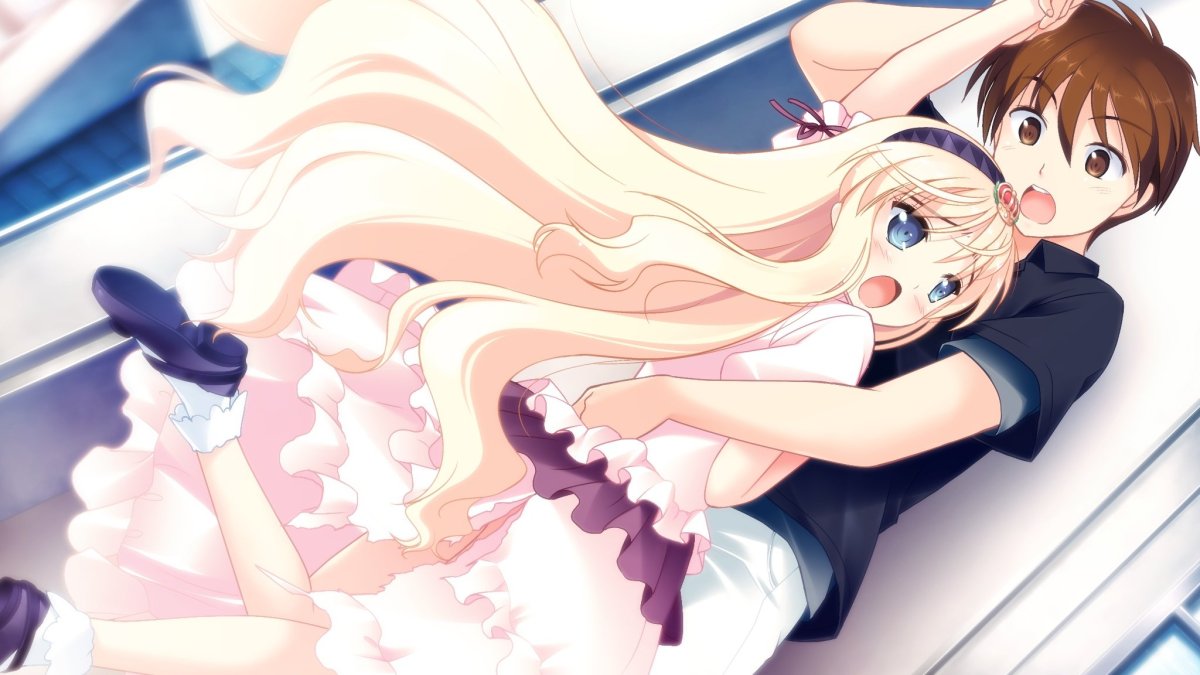 Clock Zero аниме поцелуй