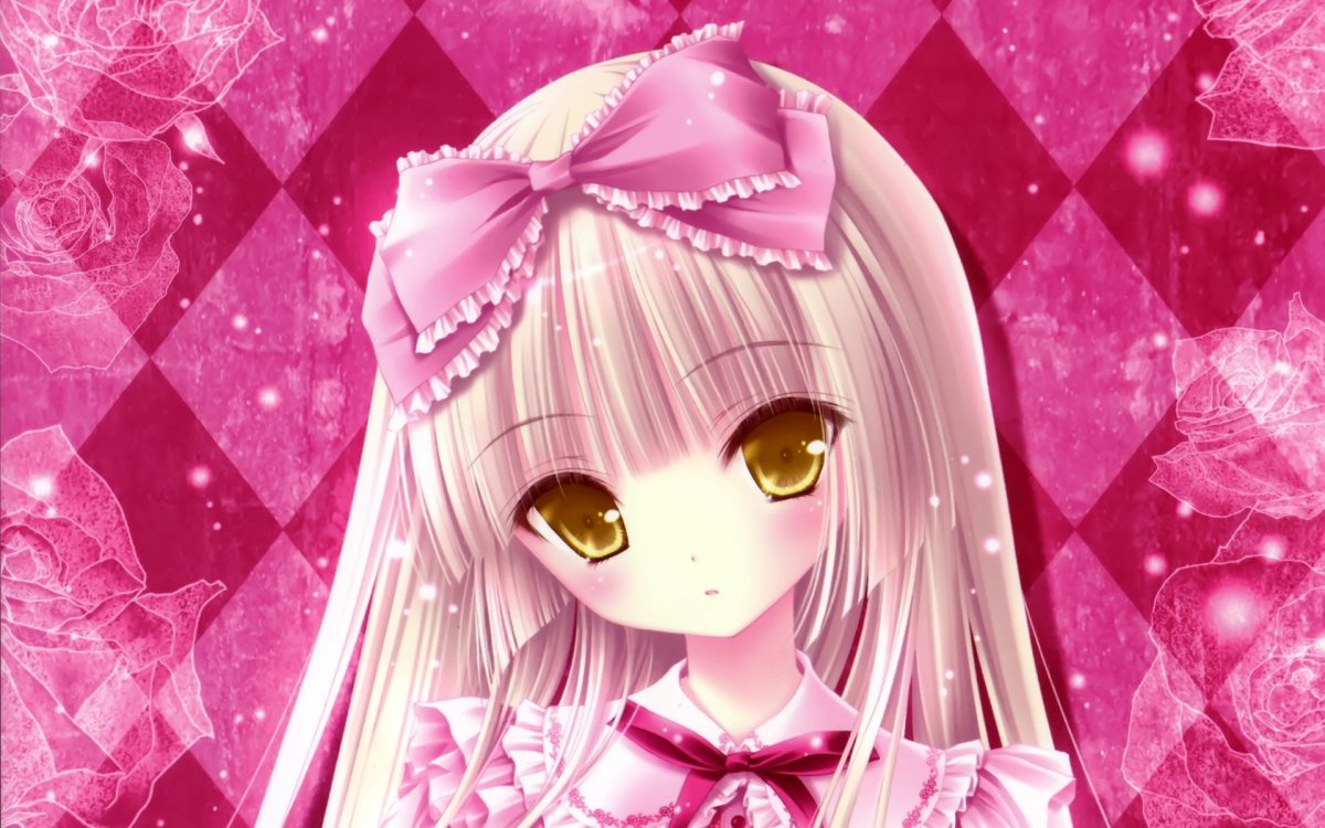 Аниме девушка нежная