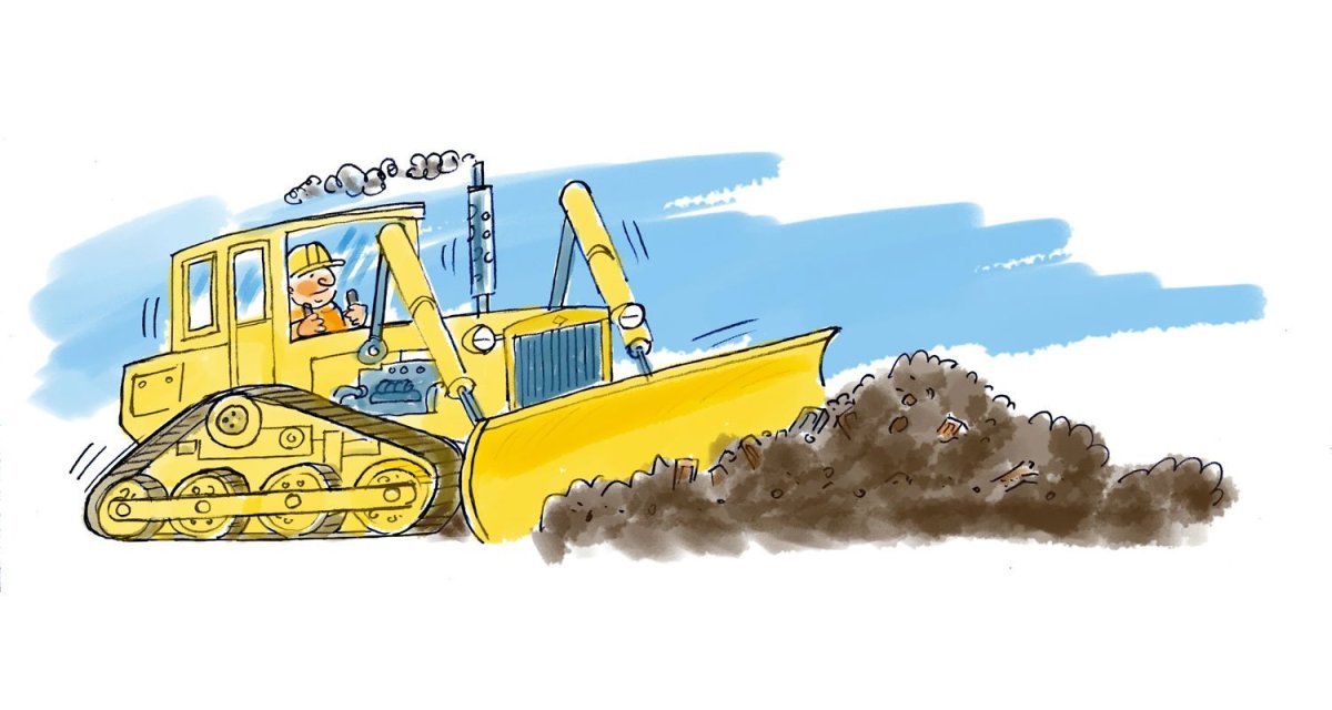 Бульдозерист для детей