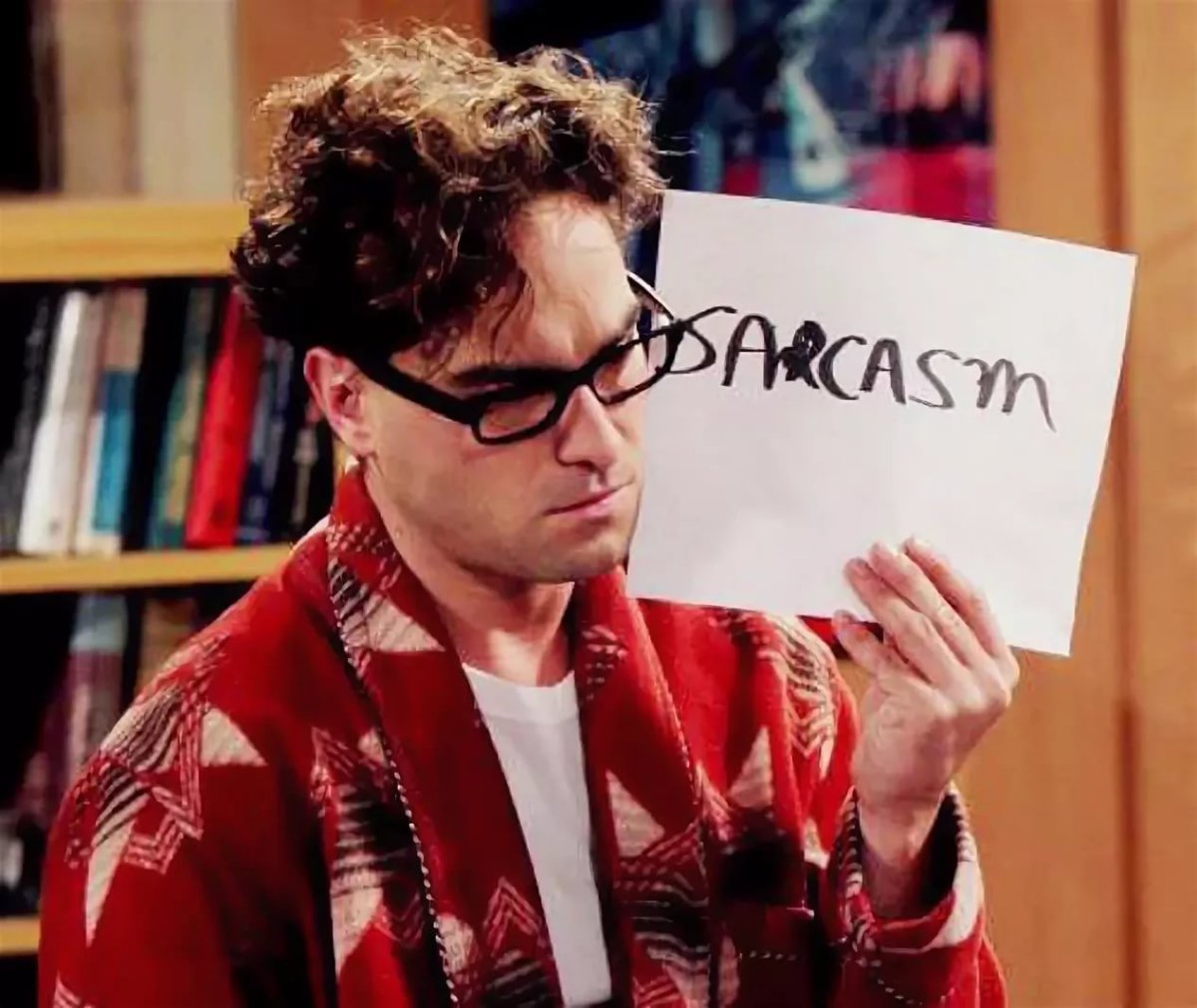 Sarcasm Шелдон