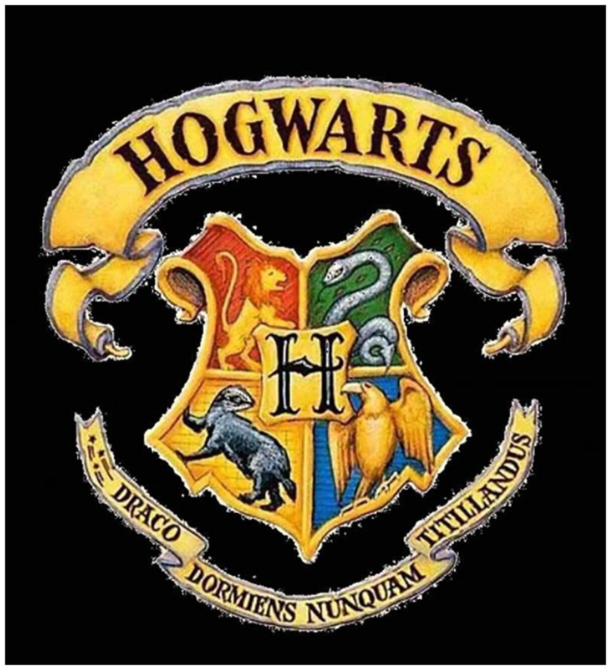 Стикеры Гарри Поттер черно белые