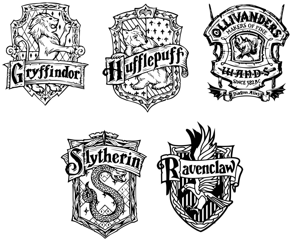 Факультеты Хогвартса из Гарри Поттера