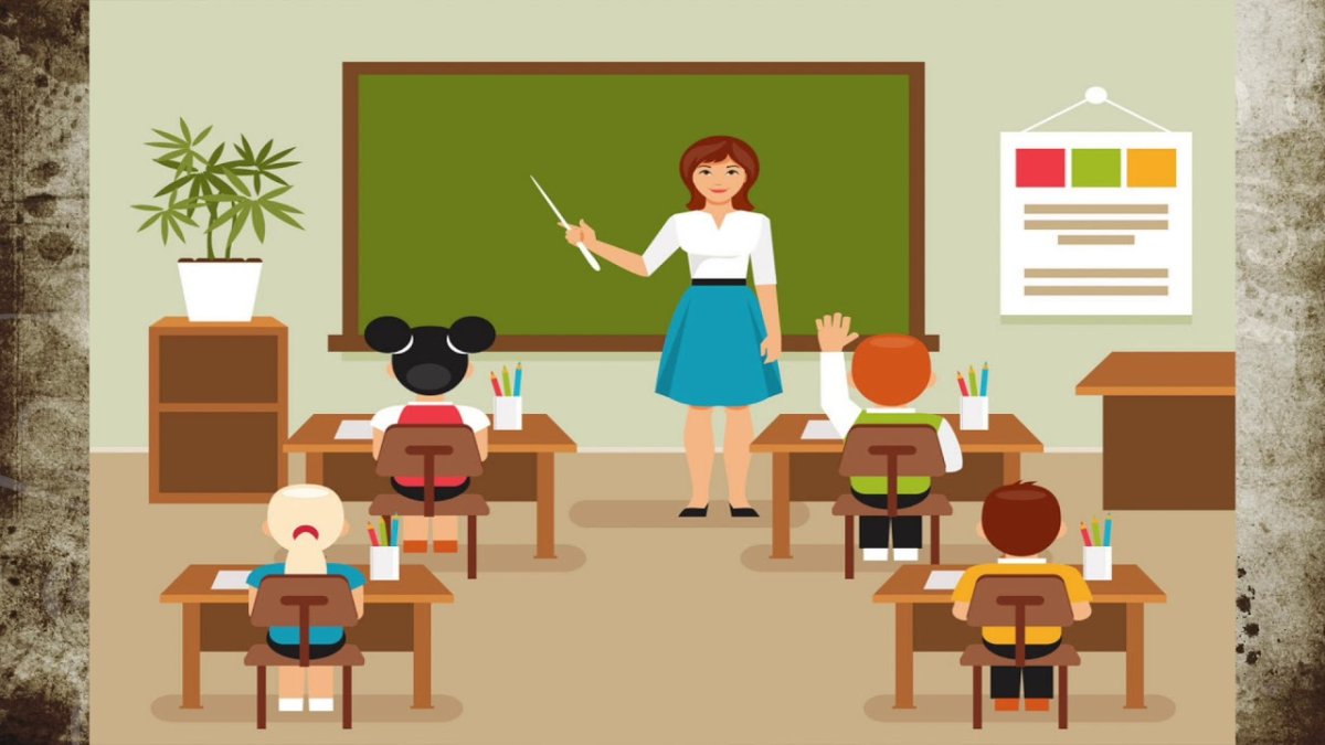 Учительница и ученик мульт