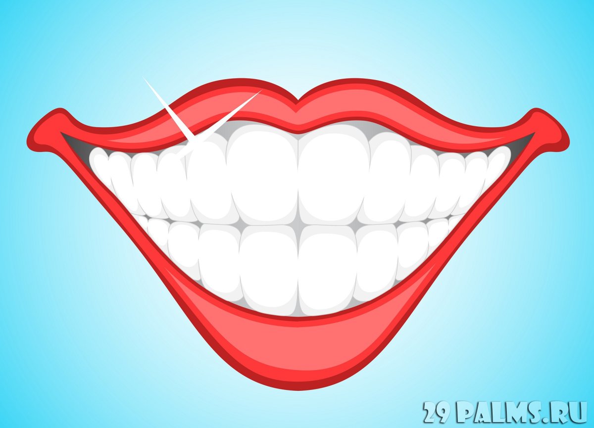 Улыбка нарисованная