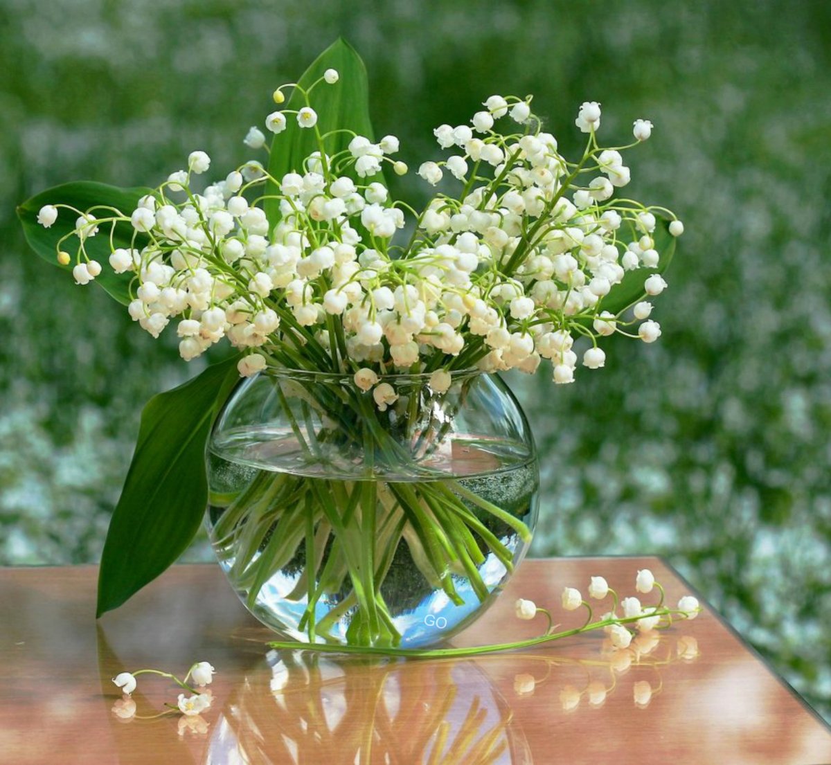 Ландыши в руках