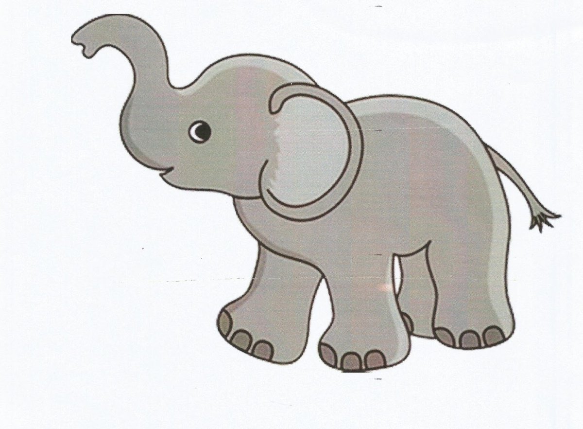Слон мультяшный