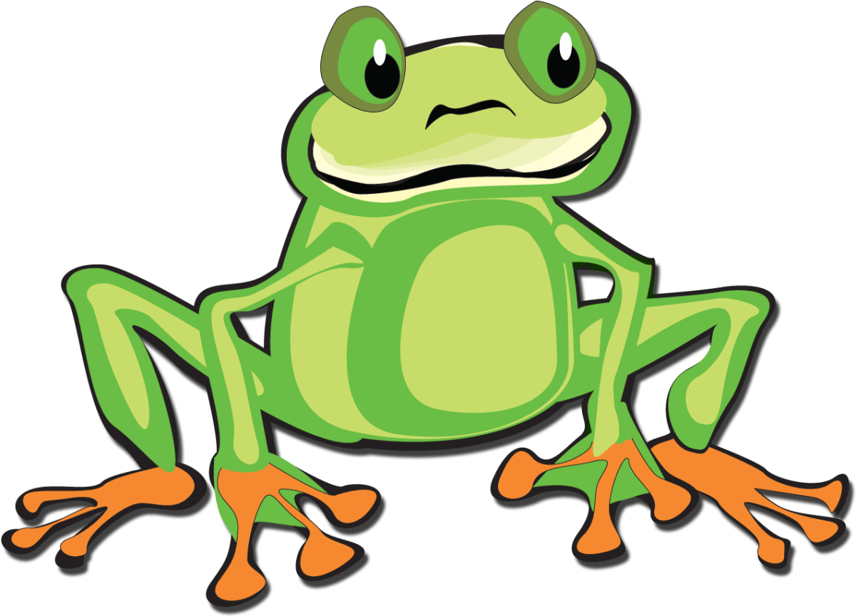 Лягушка на кувшинке для детей