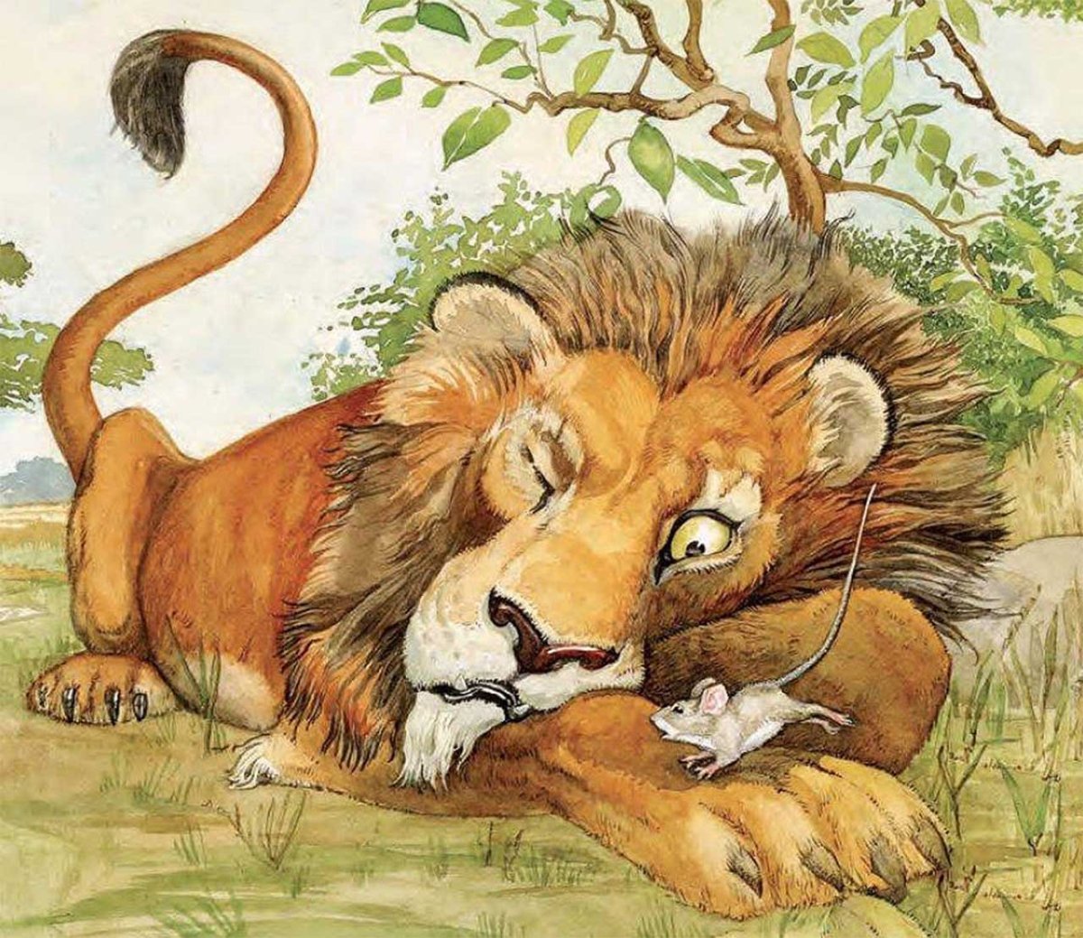 Лев толстой Лев и мышь