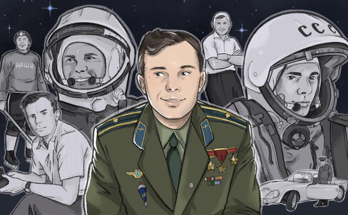 Юрий Гагарин аниме