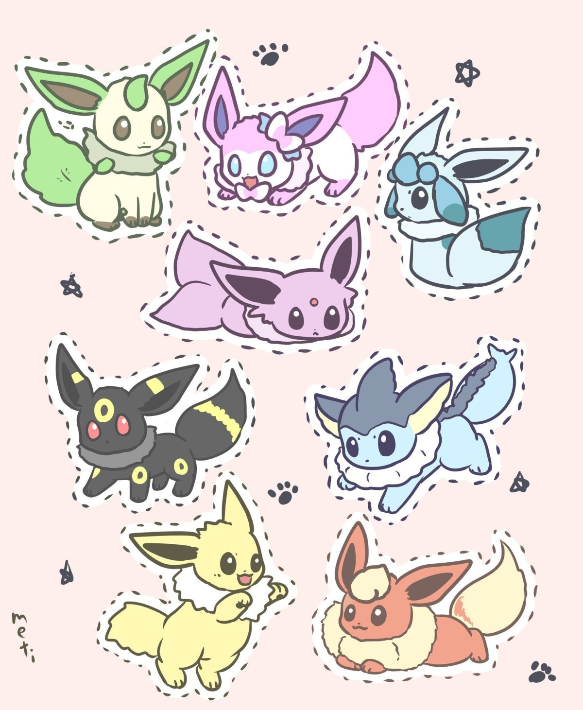 Эволюции иви Чиби