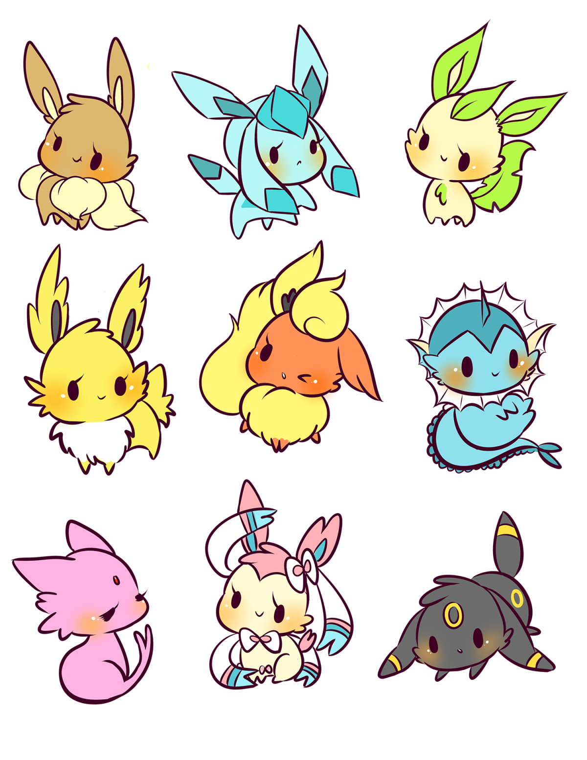 Покемон иви и его эволюции