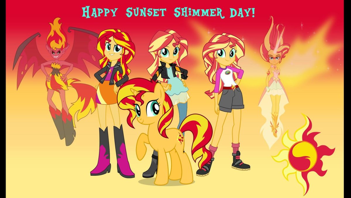 Сансет Шиммер все Наряды