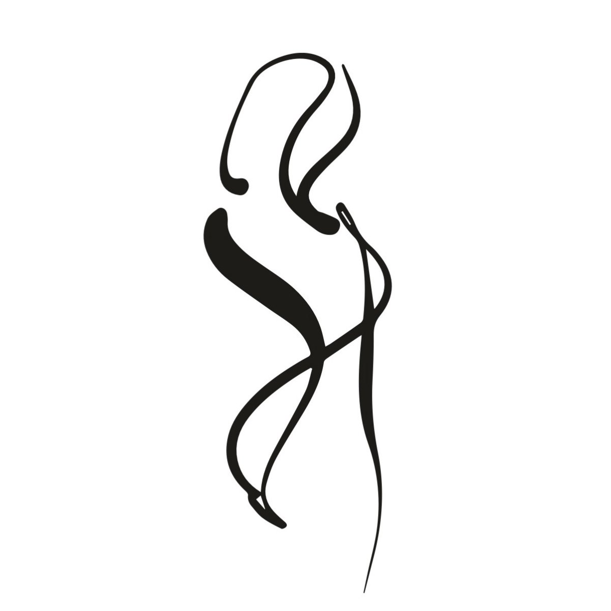 Силуэт женского тела