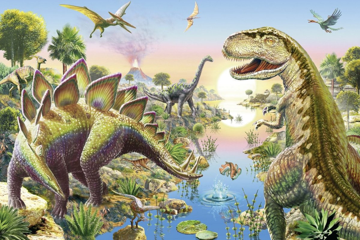 Алмазная мозаика динозавры