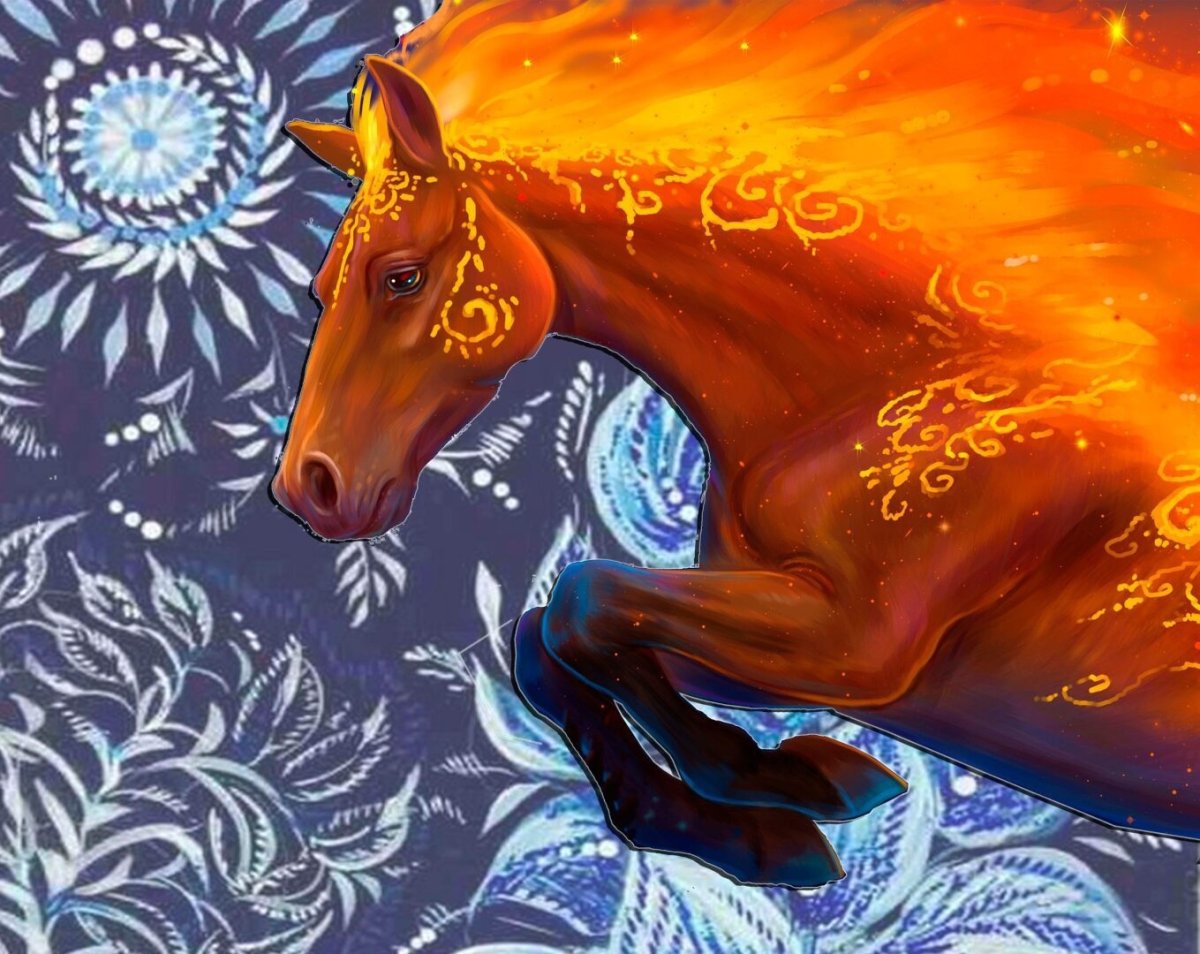 Огнегривый конь Тотем