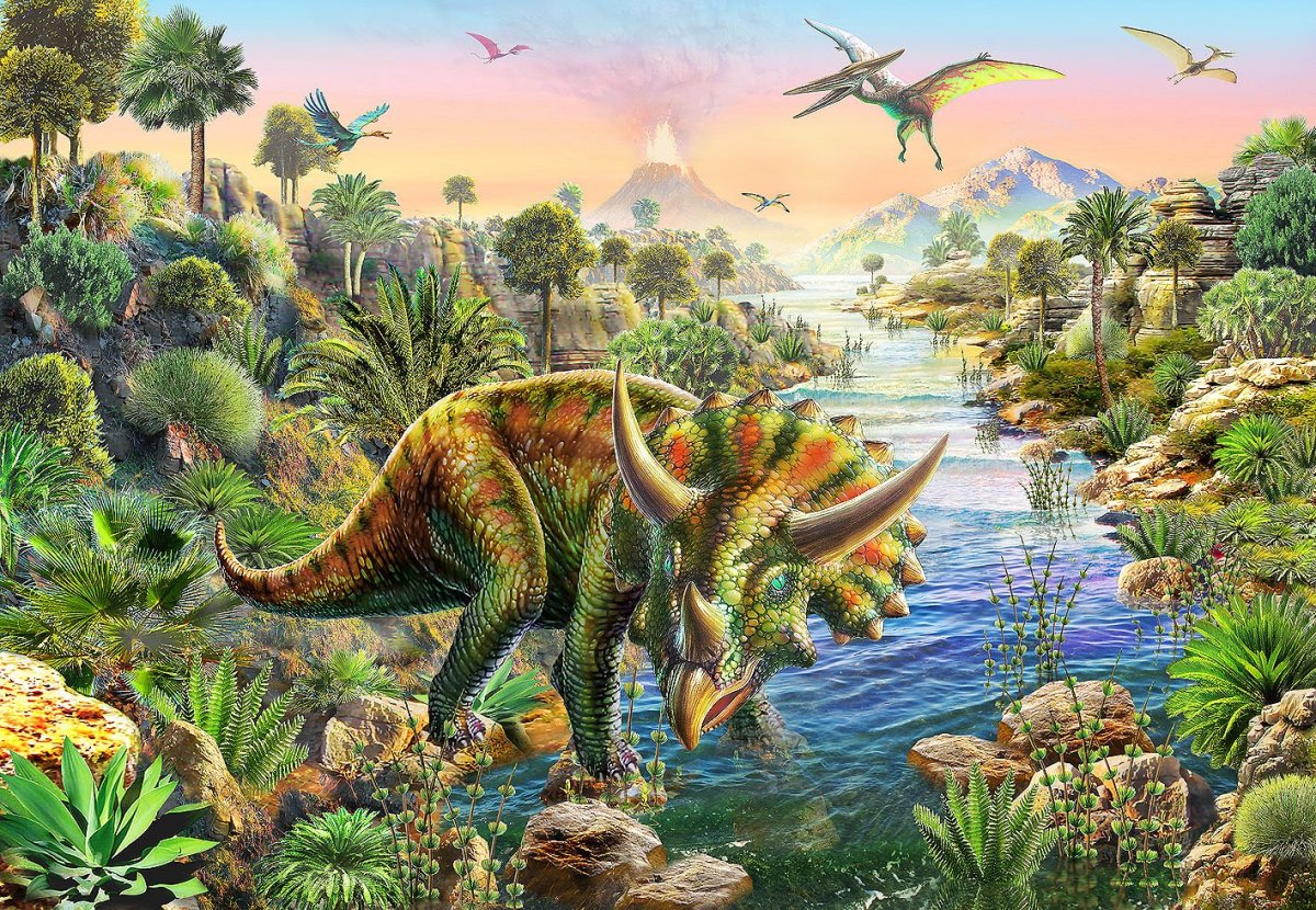 Пазлы Schmidt динозавры