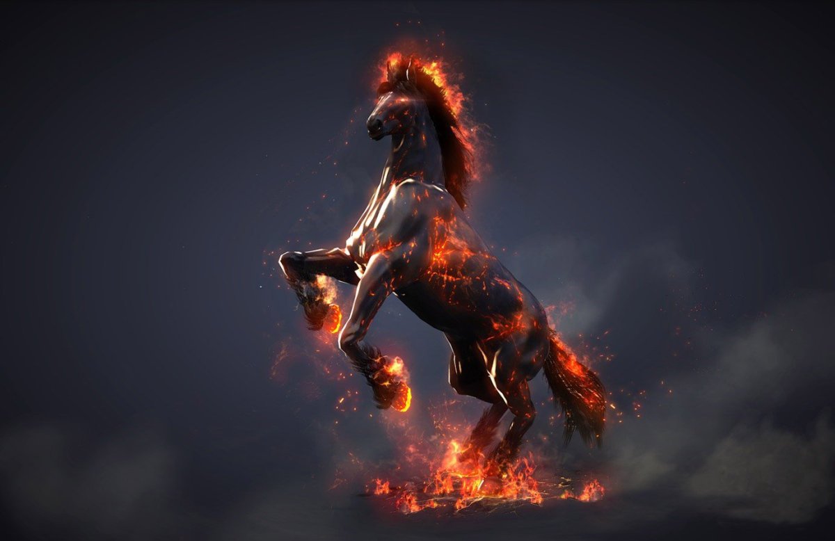 Кобылица с золотой гривой