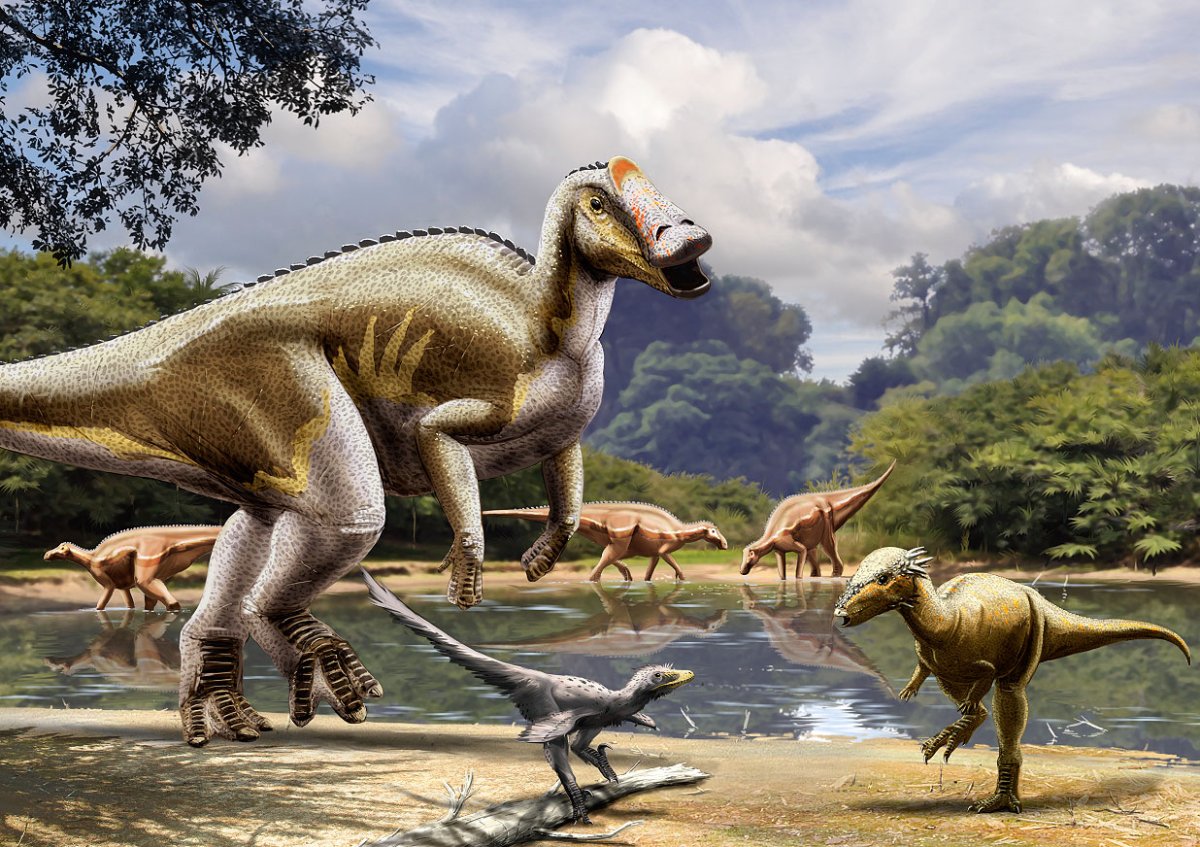 Стадо динозавров