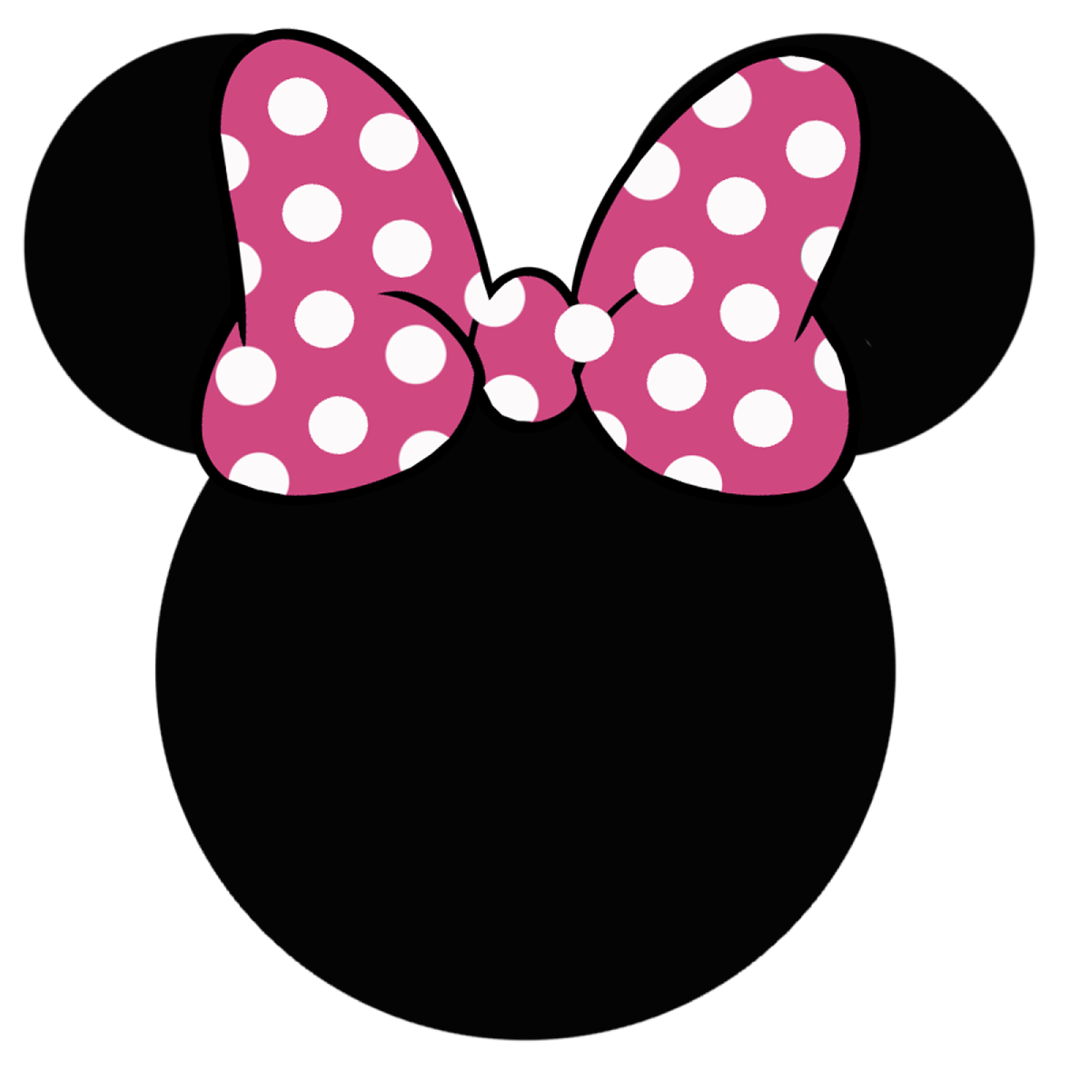 Минни Маус трафарет