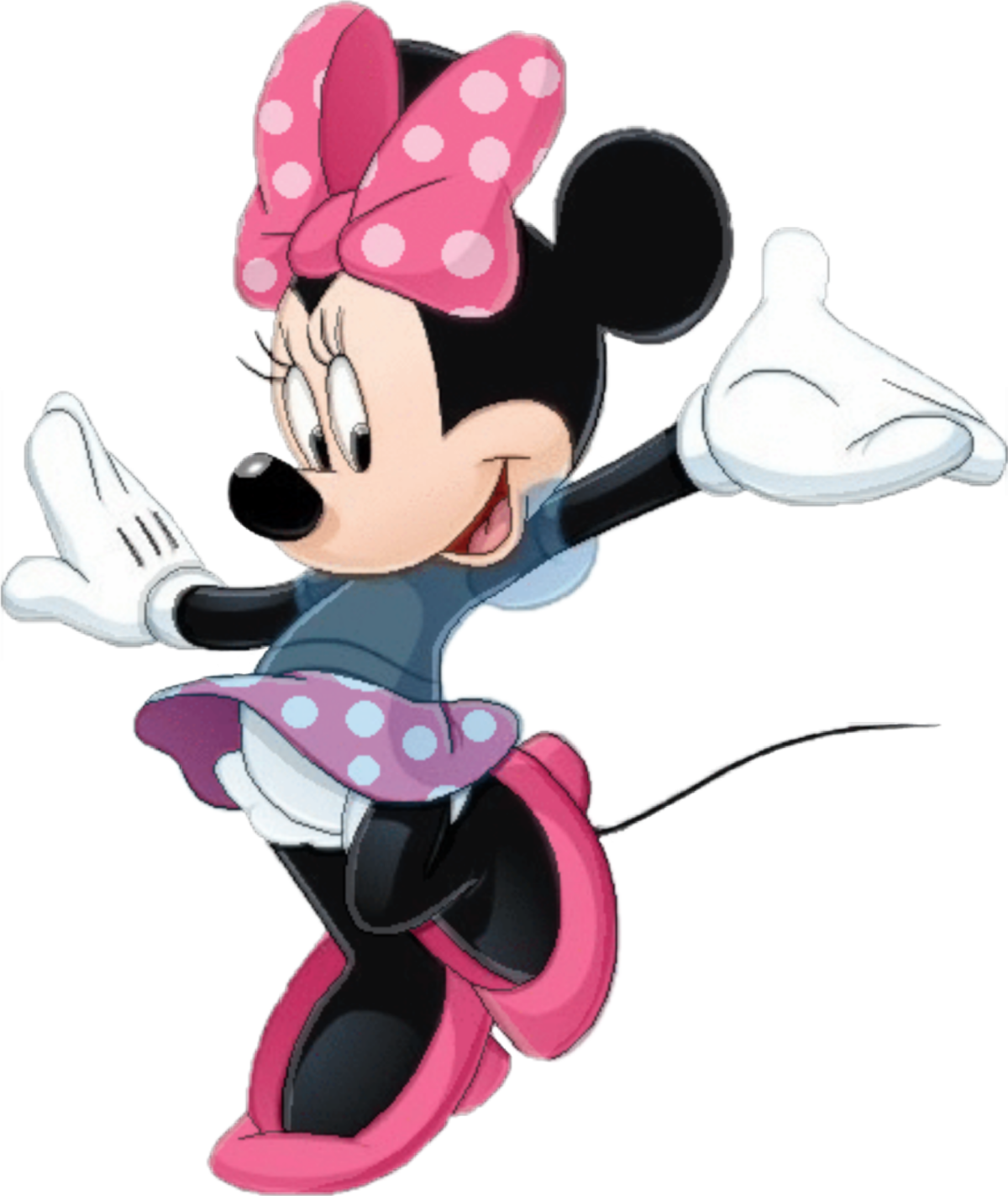 Мини Маус в розовм платье